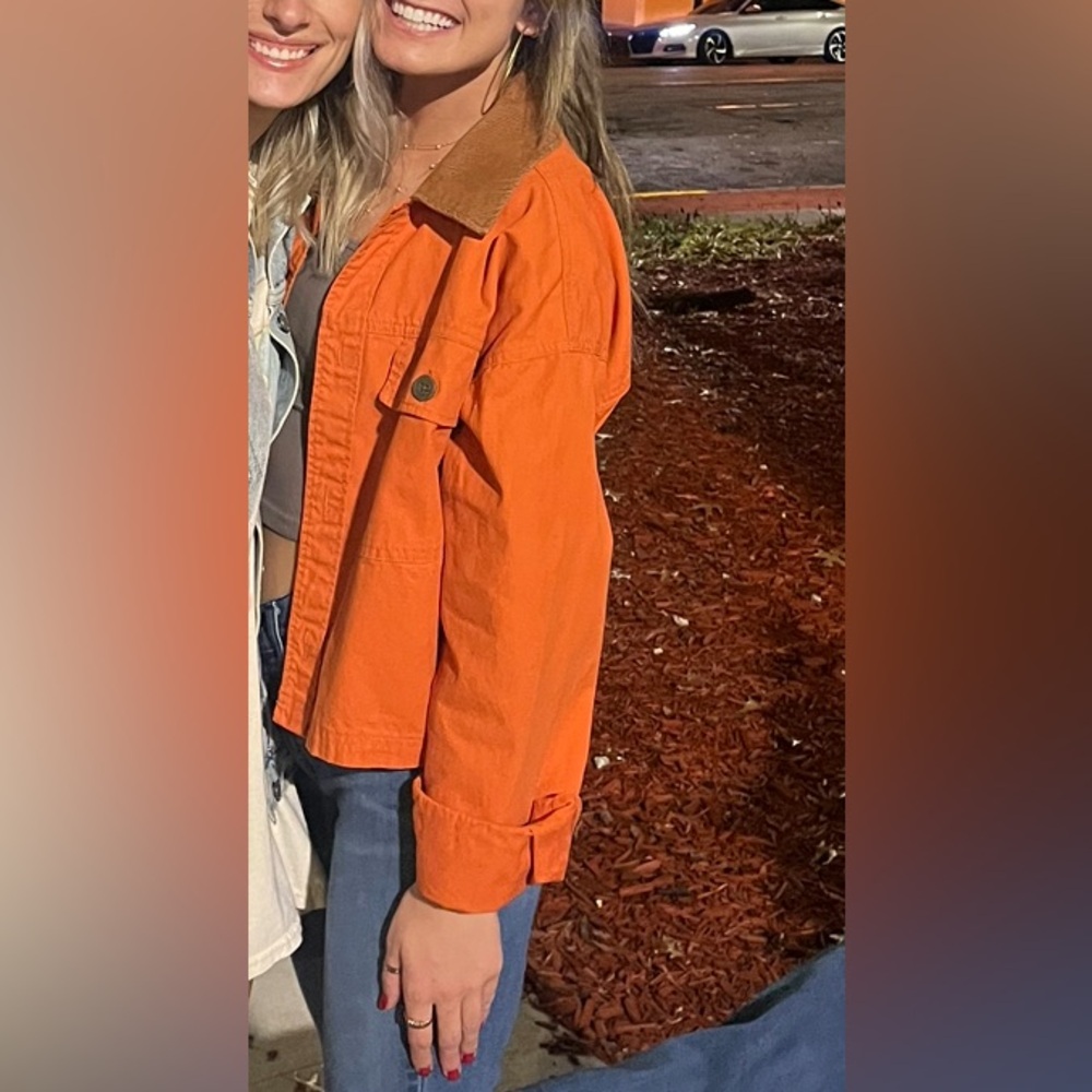 Wild Fable Orange Jean Jacket